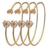 Wando Ethiopian Butterfly 4pcs/lot Bangles for Women Girls