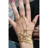 Wando Coin Bracelet Bangles Chain Link Rings Women Dress Bracelet