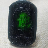 Natural Tibetan Jade Medicine Safe Pendant for Men and Women
