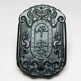 Natural Tibetan Jade Medicine Safe Pendant for Men and Women