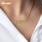 Arabic Name Necklace Heart Crown Choker Pendant Jewelry