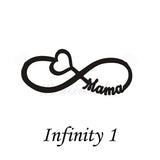 Personalized Infinity Name Necklace for Women Stainless Steel Pendant Jewelry