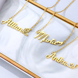 Personalized Name Necklaces Butterfly Heart Pendant Jewelry