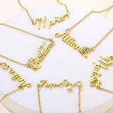 Personalized Name Necklaces Butterfly Heart Pendant Jewelry