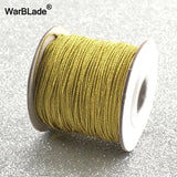88m 0.8mm 1mm Silver Cord Nylon Cord Plastic Thread String Rope Bead DIY Braided