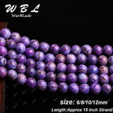 Purple Sugilite Beads Round Loose Beads 6mm 8mm 10mm 12mm