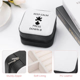 Wario Down - B Jewelry Storage Box Jewelry Portable Pu Leather Organizer Travel