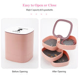 Wario Down - B Jewelry Storage Box Jewelry Portable Pu Leather Organizer Travel