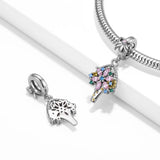 925 Sterling Silver Pendant Mother's Necklace Bracelet DIY Accessories