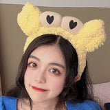 Coral Fleece Animal Ears Headband for Women Girls