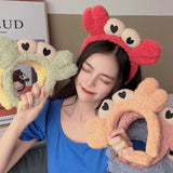 Coral Fleece Animal Ears Headband for Women Girls