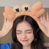 Coral Fleece Animal Ears Headband for Women Girls