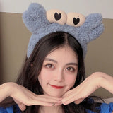 Coral Fleece Animal Ears Headband for Women Girls