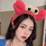 Coral Fleece Animal Ears Headband for Women Girls