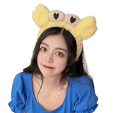 Coral Fleece Animal Ears Headband for Women Girls