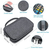 Watch Band Storage Case,36 Watch Band Organizer Nylon Waterproof