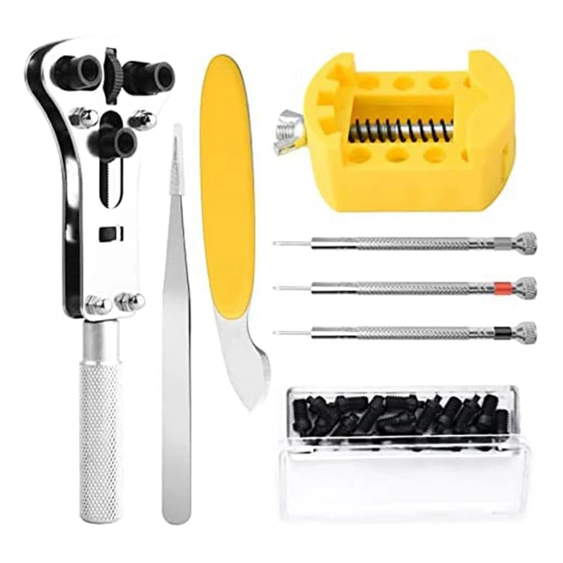 Watch Back Remover Tool Kit with Replacement Bits