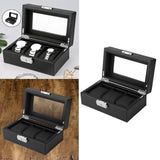 Smart Watch Box Metal Hinges Collection Organizer