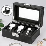 Metal Hinges Watch Box Organizer for Smart Watches