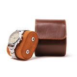 High-Grade PU Leather Watch Box Single Portable Storage