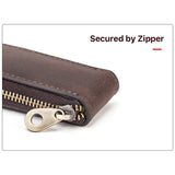 Leather Watch&Bracelet Storage Bag, Portable Travel Zipper Pouch