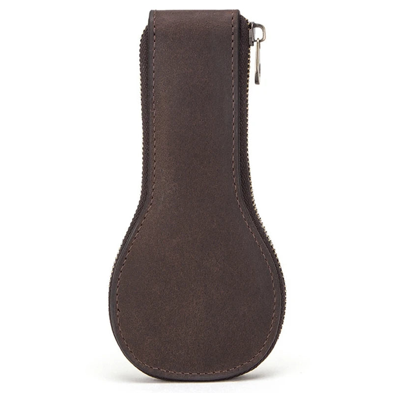 Leather Watch&Bracelet Storage Bag, Portable Travel Zipper Pouch