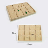Multi-Grid Jewelry Storage Case Watch Display Tray Ring Pendant Plate Organizer