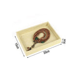 Multi-Grid Jewelry Storage Case Watch Display Tray Ring Pendant Plate Organizer