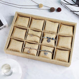 Bracelet Display Showcase & Organizer with 12 Grid Pillows