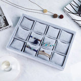 Bracelet Display Showcase & Organizer with 12 Grid Pillows