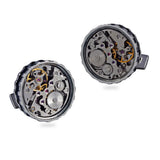 Mechanical Movement Tuxedo Cufflinks
