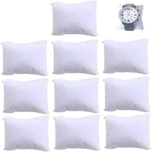 10 Pcs Soft Bracelet Watch Pillows - Small Jewelry Display Cushions