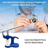 Watch Press Tool with 12 Dies, Suitable for Watches (18-50mm)