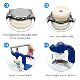 Watch Press Tool with 12 Dies, Suitable for Watches (18-50mm)