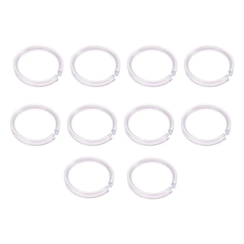 Compact Clear Ring Display Stand Storage Rack