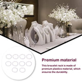 Compact Clear Ring Display Stand Storage Rack