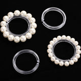 Compact Clear Ring Display Stand Storage Rack