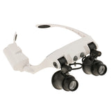 Watch Repair Magnifier Headband with LED Light