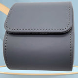 Vintage Leather Watch Roll Travel Case - Portable Watch Storage Box