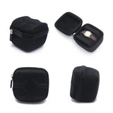 Portable Watch Roll Travel Case Organizer with Soft Pillow Deluxe Lining