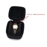 Portable Watch Roll Travel Case Organizer with Soft Pillow Deluxe Lining