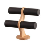 Wooden Watch Storage Bangle Organizer Holder Rack 2 Tiers