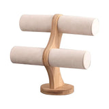 Wooden Watch Storage Bangle Organizer Holder Rack 2 Tiers