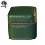 PU Leather Watch Storage Box Portable Zipper Bag Jewelry Organizer