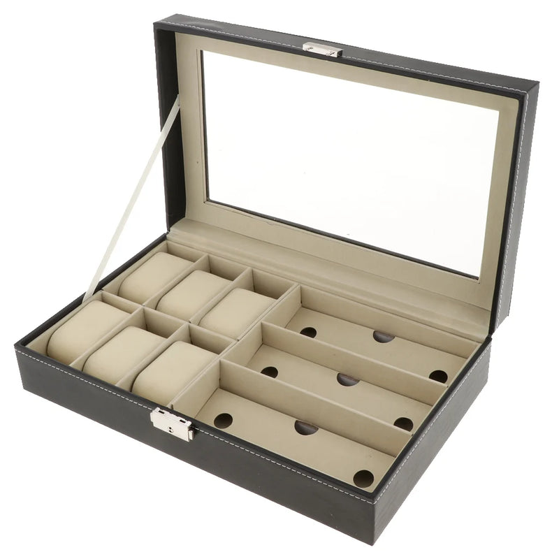 Sunglasses Watch Display Storage Box Case - Great Gift