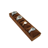 Watch Tray Bracelet Display Bangle Stand Jewelry Pillow Dresser Case