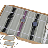 Wooden Watches Display Box Holder Storage Case Organizer for Shop