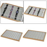 Wooden Watches Display Box Holder Storage Case Organizer for Shop