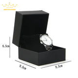 Leather Watch Box with Pillow Bracelet Holder