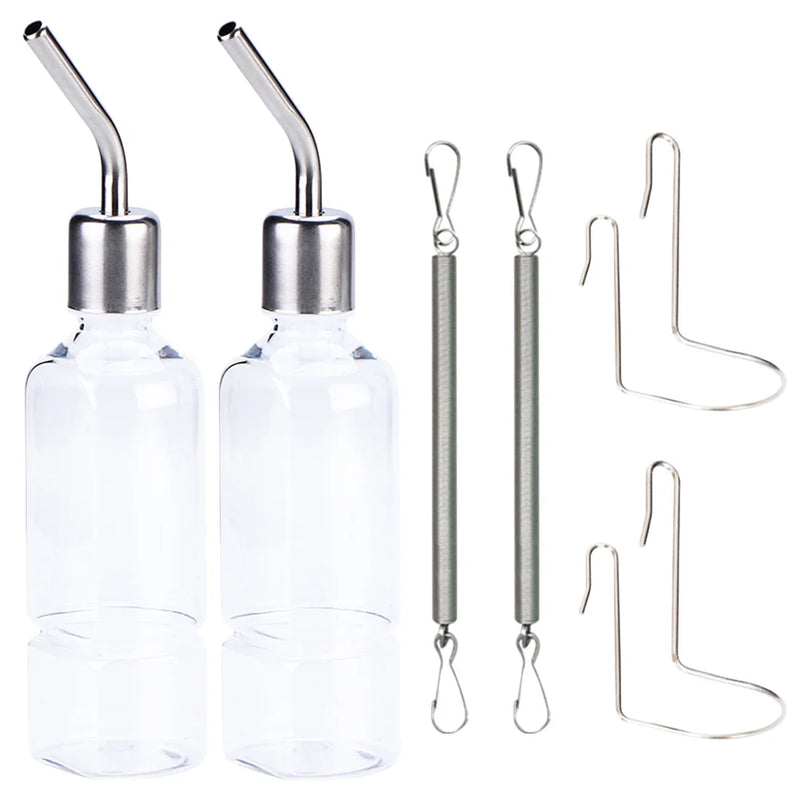 Rabbit Water Bottle Hanging on Cage Hamster Water Dispenser Drip
